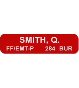 Burleson FD ID Tag, Magnet Back No Hole