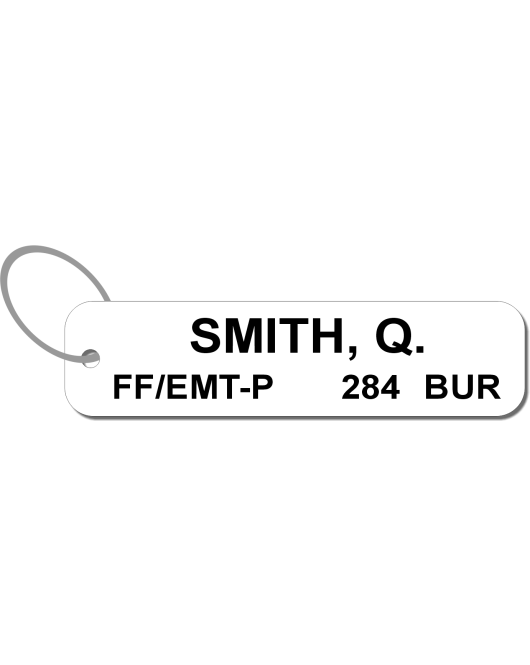 Burleson FD Par Tag, Hole, Rings and Velcro
