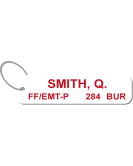 Burleson FD Par Tag, Hole, Rings and Velcro