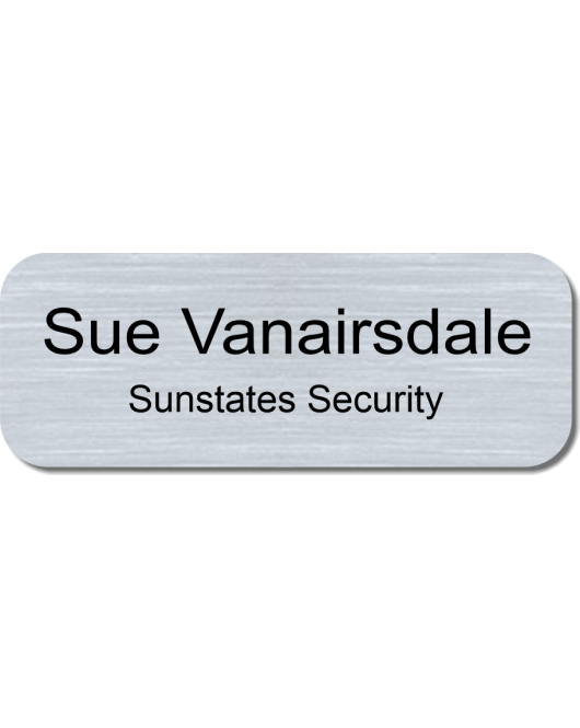 Sunstates Security Nametags