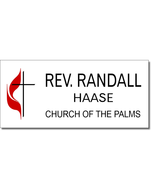 Church of the Palms Nametag with Title