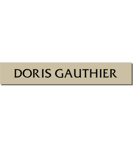 Stone Creek Littleton Resident Nameplate 1 x 7