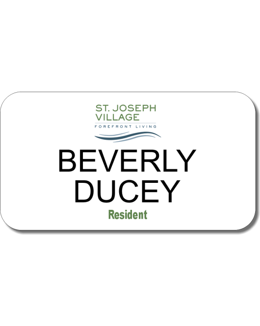 St. Joseph Village Resident Nametag