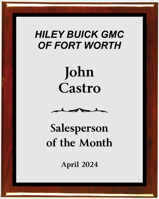 Rosewood & Silver Piano Finish Plaque