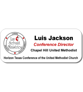 Lay Servant Ministries Nametag, Horizon Conference