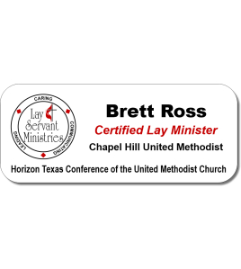 Lay Servant Ministries Nametag, Horizon Conference
