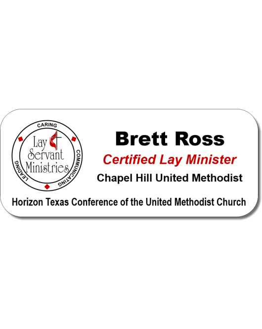 Lay Servant Ministries Nametag, Horizon Conference