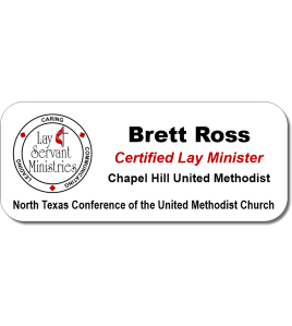 Lay Servant Ministries Nametag, North Texas Conference
