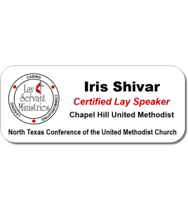 Lay Servant Ministries Nametag, North Texas Conference