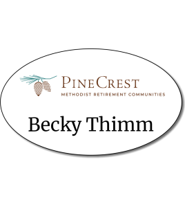 PineCrest Resident Nametags