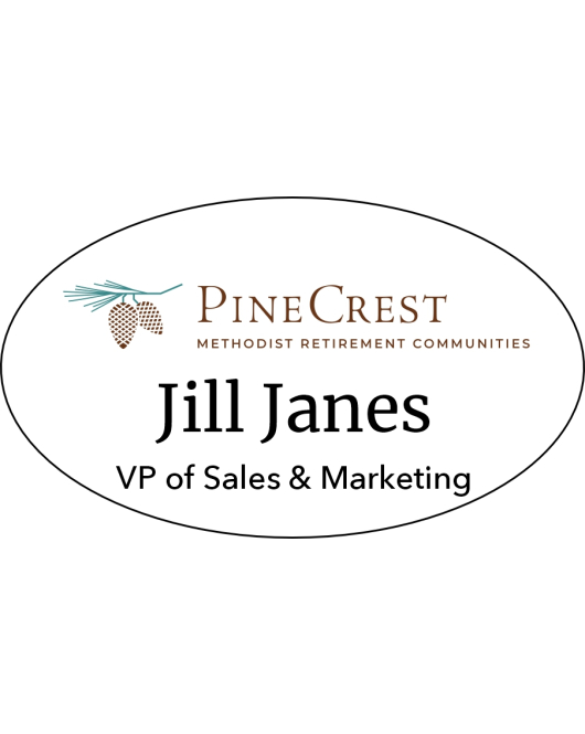 PineCrest Resident Nametags With Title Line
