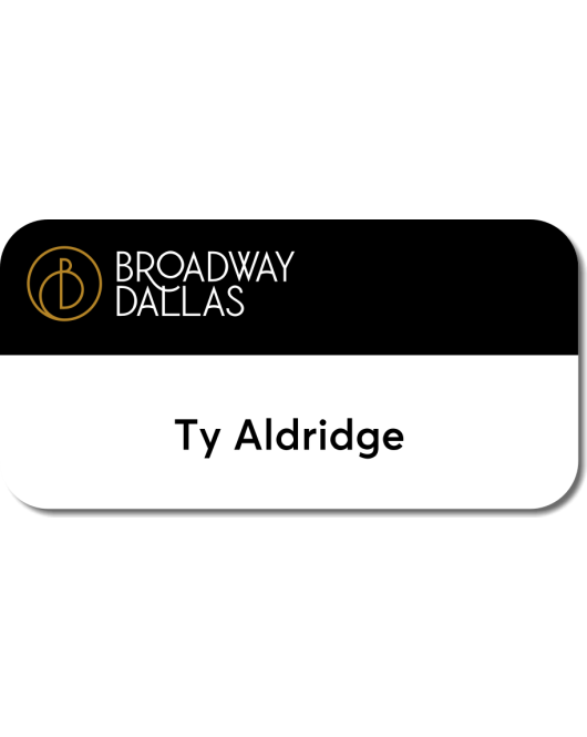 Broadway Dallas Nametag