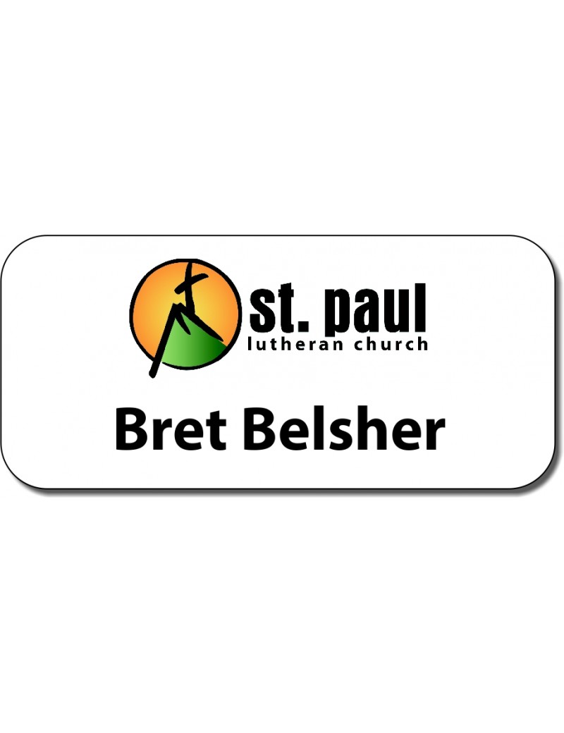 St. Paul Lutheran Church Nametag