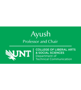 UNT College of Liberal Arts Nametag