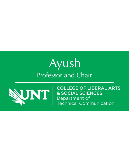 UNT College of Liberal Arts Nametag