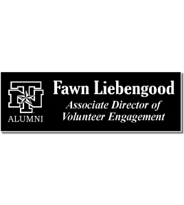 UNT Black Alumni Name Tag, 3 Line