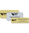 UNT Metallic Name Tag, 3 Line