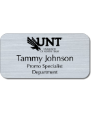 UNT Metallic Name Tag, 3 Line