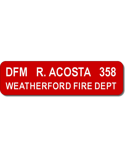 Weatherford FD ID Tag